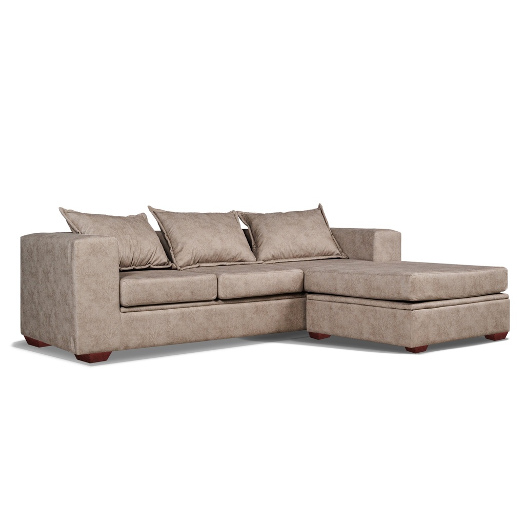 Sillon Esquinero Aguamarina 2,50M Cuerotex 18