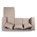 Sillon Esquinero Aguamarina 2,50M Cuerotex 18
