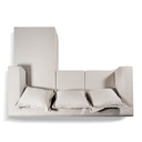 Sillon Esquinero Aguamarina 2,50M Lino 15