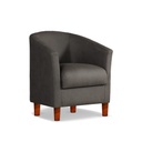 Sillón Individual Perla 0.60x0.65 m Cuerotex grey