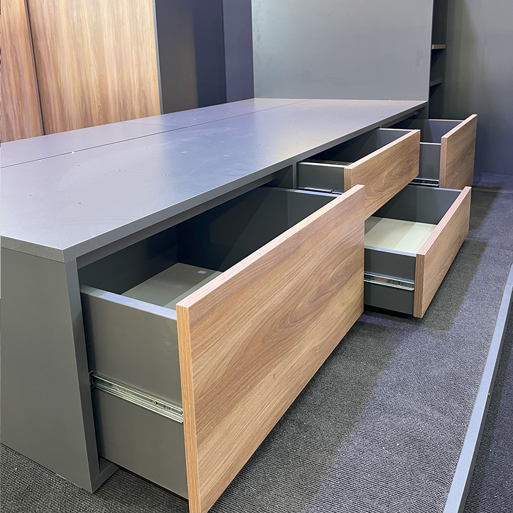 Cama c/cajones 90cm magnus supreme gris scotch