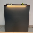 Respaldo de cama con hueco 90cm supreme gris scotch