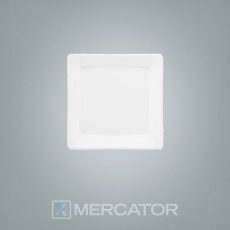 (D) Plato Postre Nara 21 X 21 Blanco