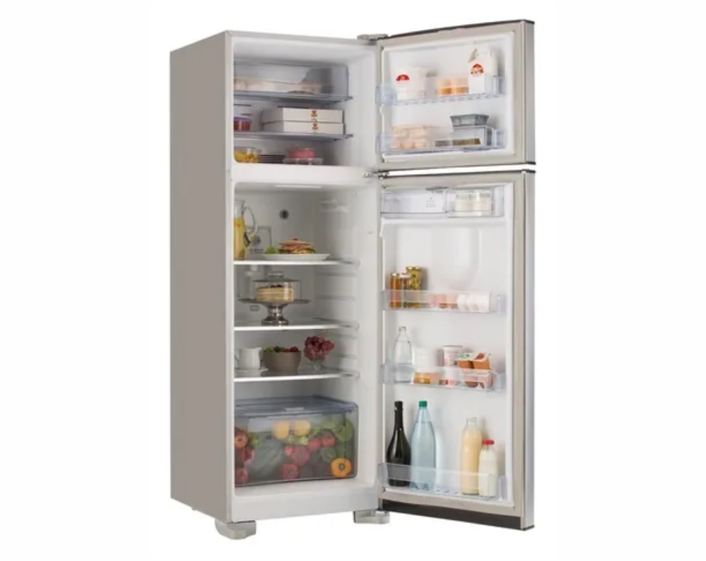 (D) Heladera No Frost 424 Litros Metalica Multicontrol Con Dispenser - Inverter A++ Ge