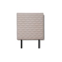 Respaldo Mat-Simple-160 Rc90-2 Gris Claro (Alpha 53)