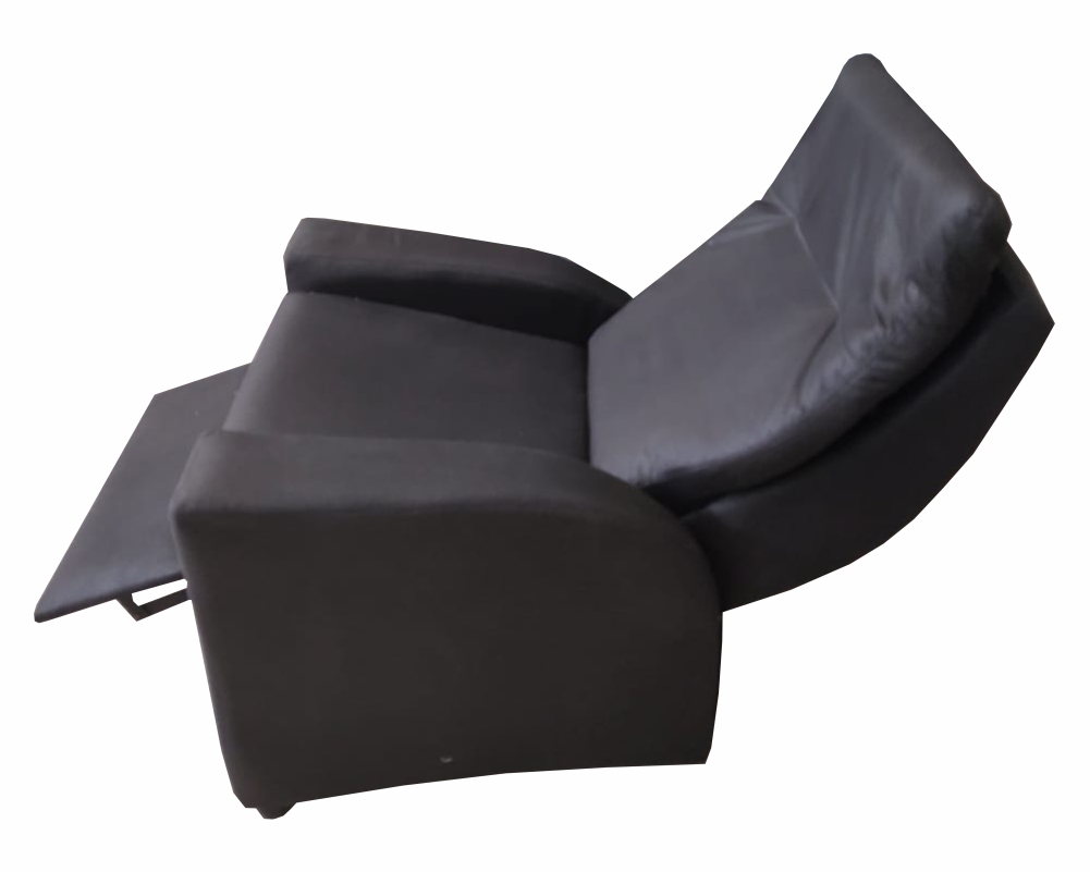 Sillon Poltrona Cancun 1 Cpo Tela Cuerotex Black G4