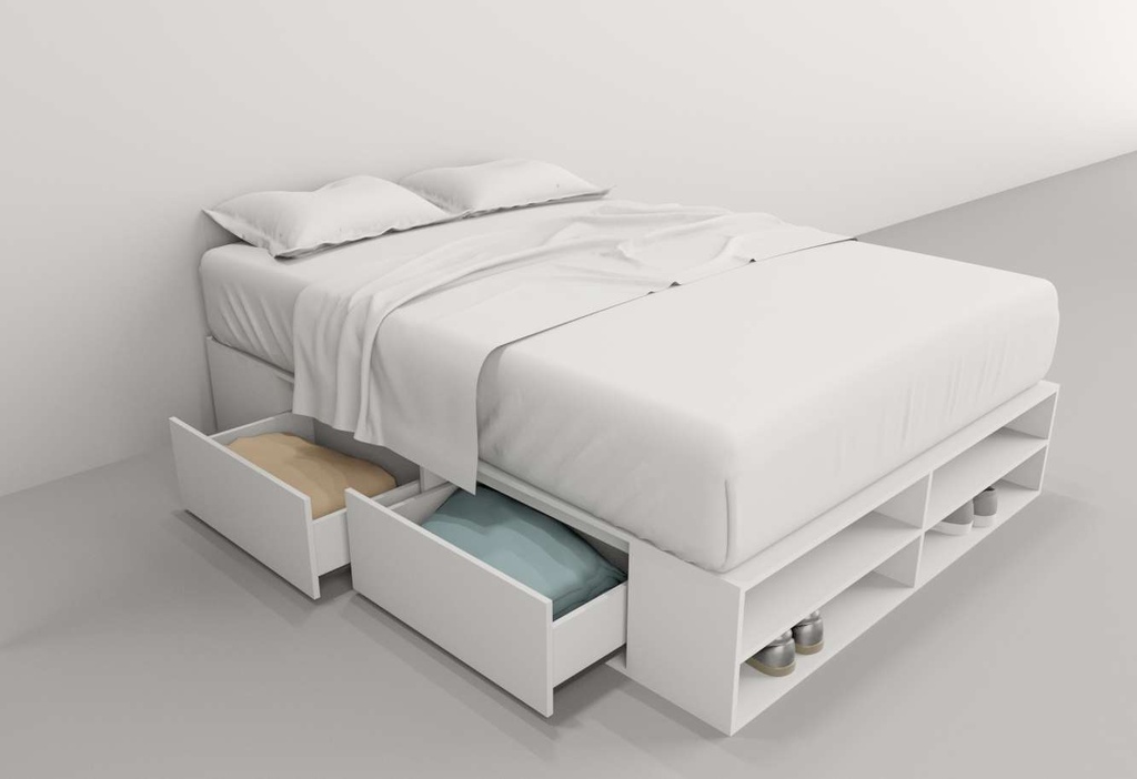 Box 1,40M 4 Cajones/Estantes  Everest