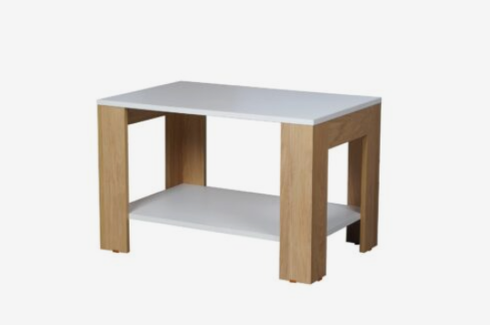 Mesa De Centro Calabria Hickory/Blanco