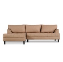 Sillon Esquinero Space 2 Modulos 2,50 X1,70 Lino Connect Camel