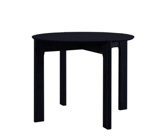 Mesa Redonda Bohemia 1.00 x 1.00 Mts Negro