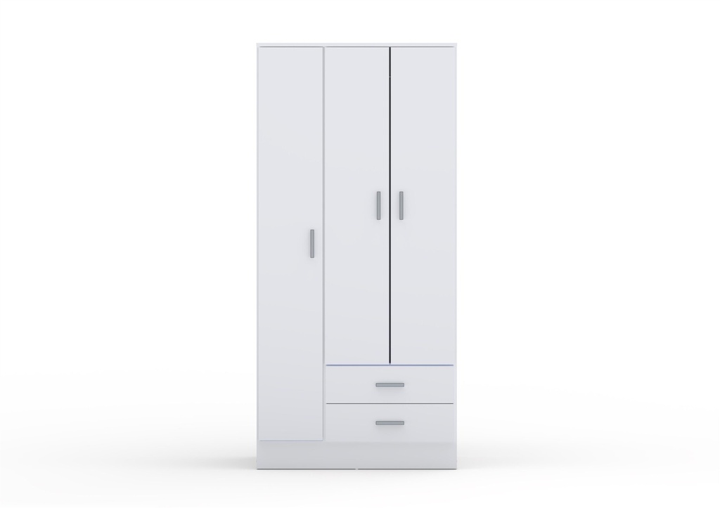 Placard Tana Piú 3ptas 2caj. 186x0.86x46.5cm