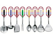 Tenedor Cocina Mango En Colores