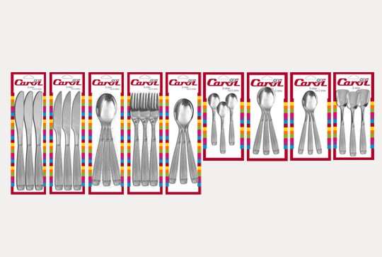 Cuchillo Asado Econonico, Blister.X3(29305)