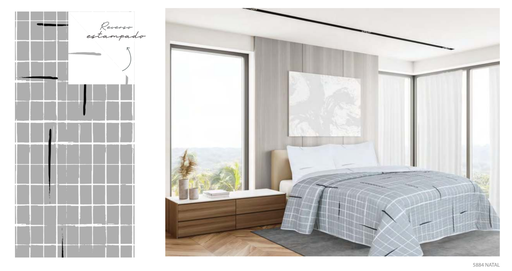 [084070230425884] Quilt Estampado C/Funda Queen Natal